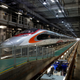 A Guangzhou-Shenzhen-Hong Kong Express Rail train at a depot in Hong Kong.